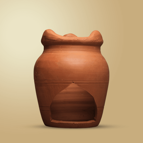 Heart Sigdi - Handmade Clay Stove | thejaadu.com