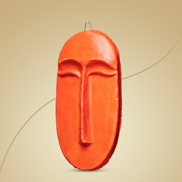 Handcrafted Big Face Abstract Wall Hanging - Where Earth Meets Expression