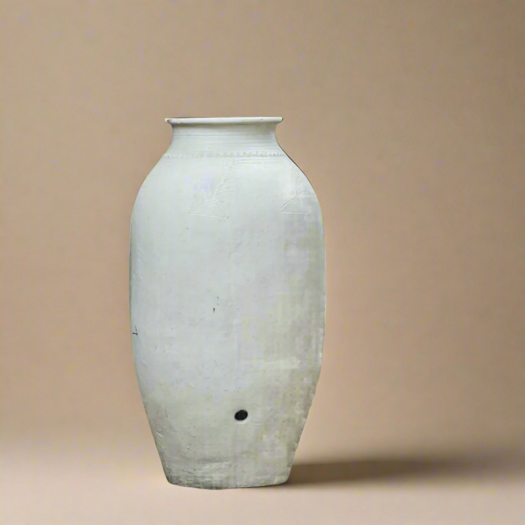White Clay Vase