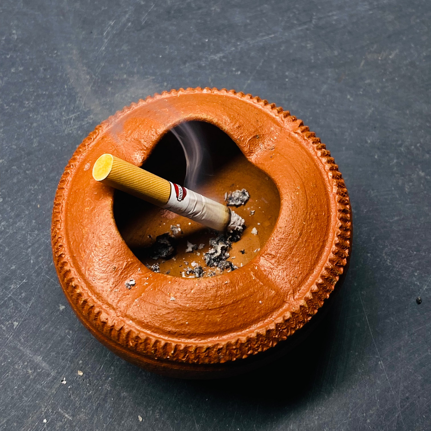 Rustic Clay Ashtray