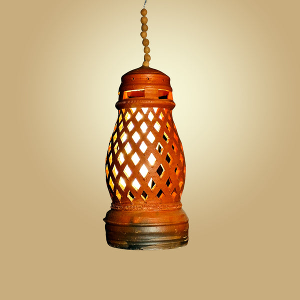Lighting the Way Back to Roots: The Earthen Medium-Sized Lamp