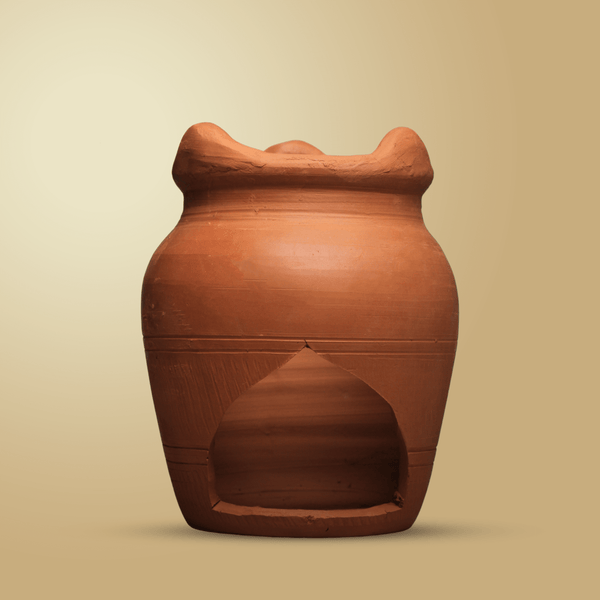 Heart Sigdi - Handmade Clay Stove | thejaadu.com